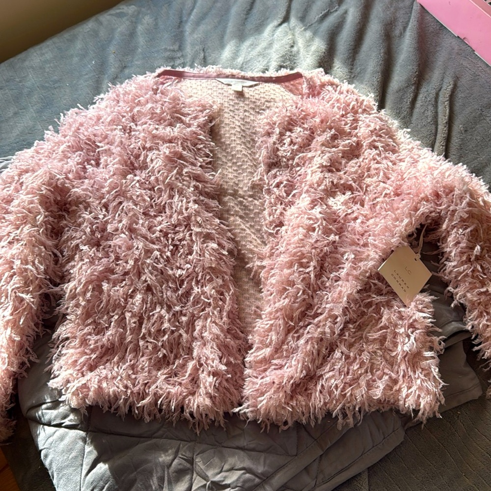 NWT Lauren Conrad feather jacket size small